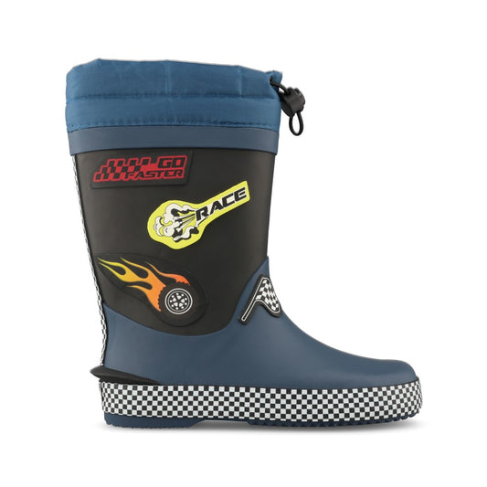 Clarks Boys Tarri Race K G-Fit Welly in Navy