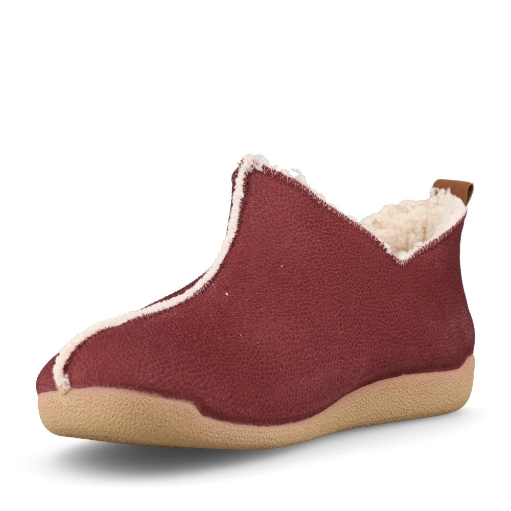 Lotus Ladies Franscisca ULH138 Slipper In Burgundy