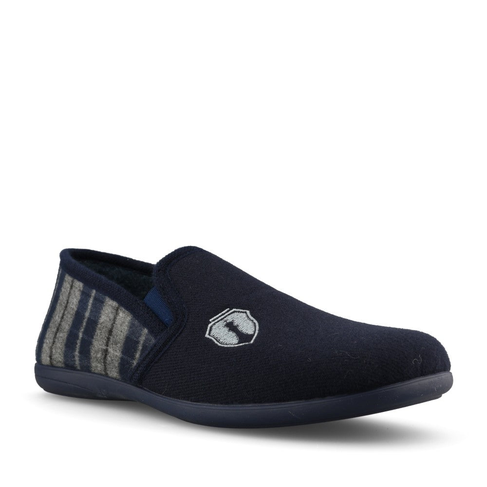 Lotus Mens Carlos UMH047 Slipper In Navy