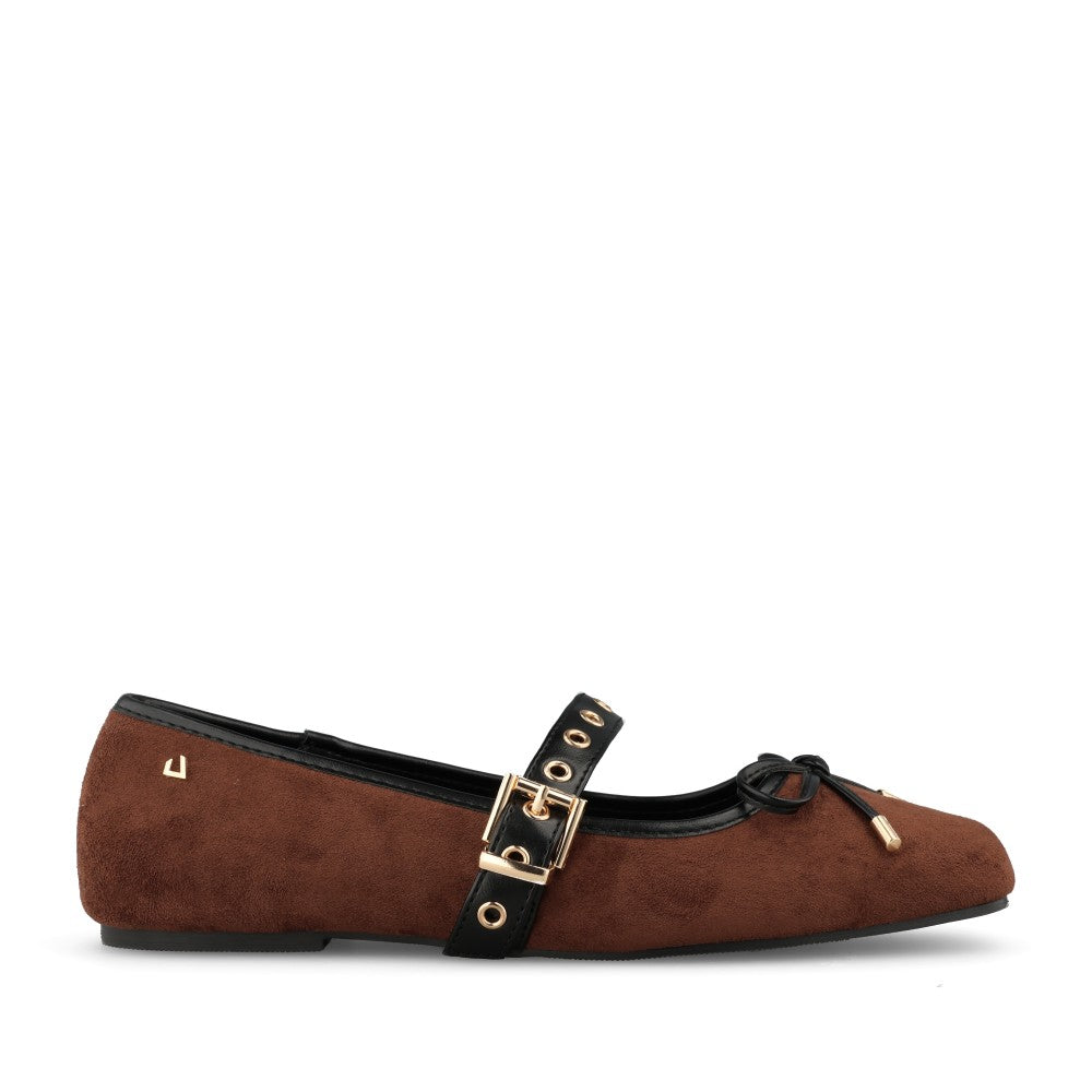 Una Healy Ladies Verano Rosa Mary Jane Shoe In Sienna