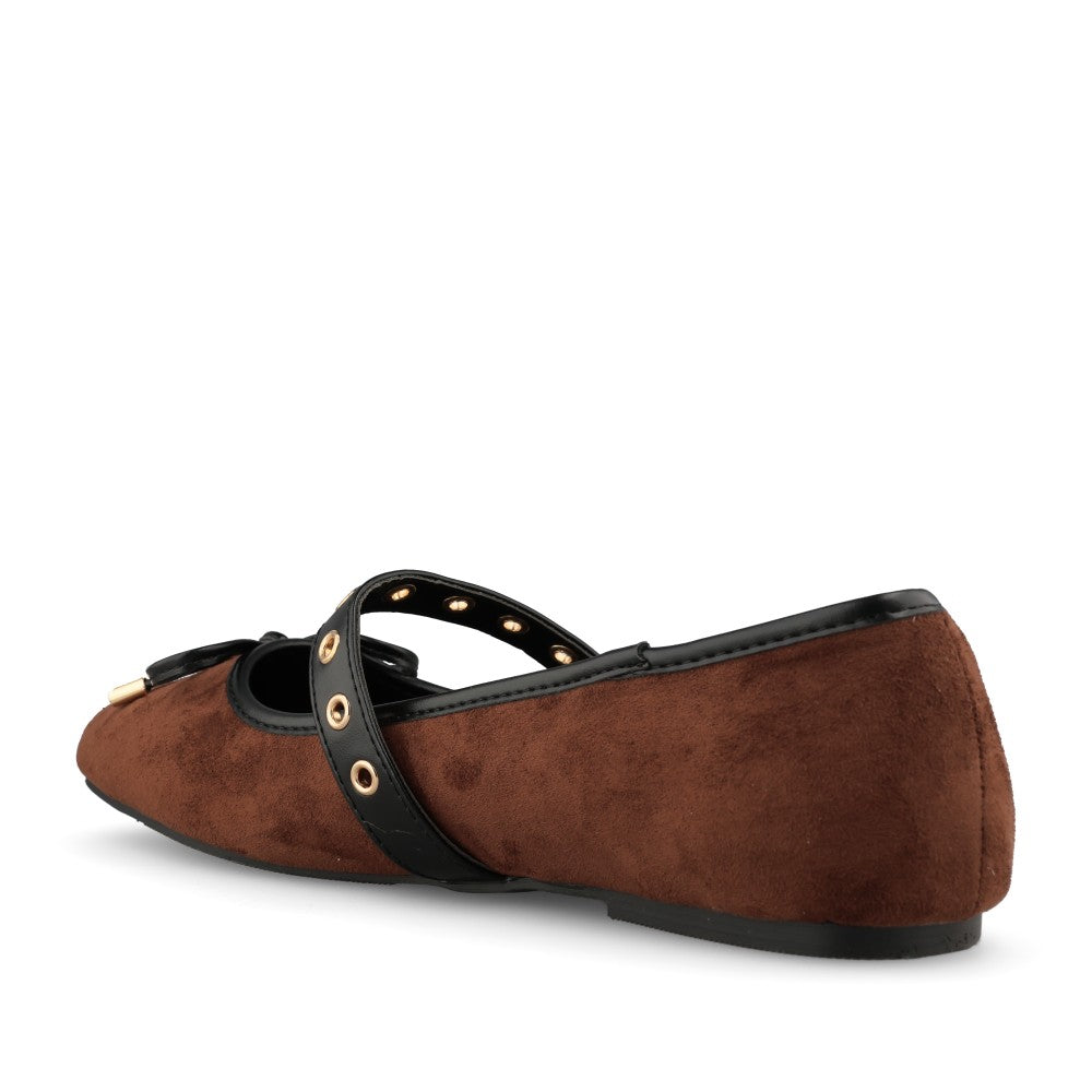 Una Healy Ladies Verano Rosa Mary Jane Shoe In Sienna