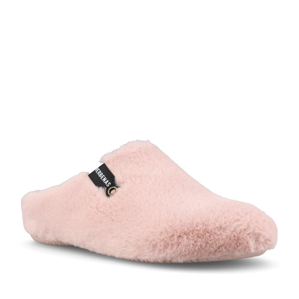 Verbenas Ladies York Groseto Mule Slipper In Antique Pink