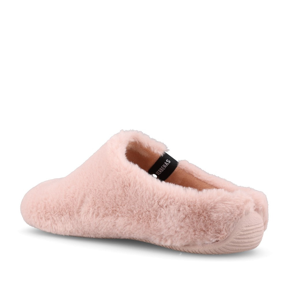 Verbenas Ladies York Groseto Mule Slipper In Antique Pink