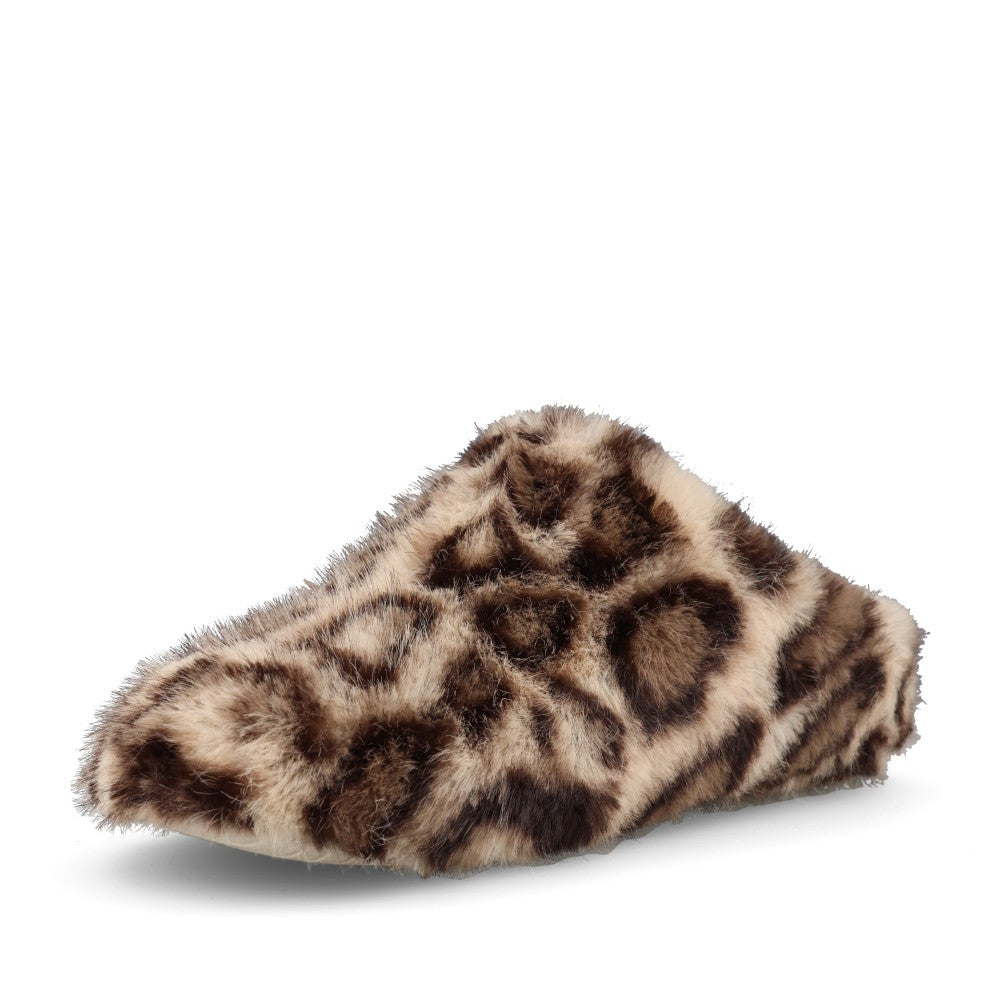 Verbenas Ladies York Feline Mule In Leopard