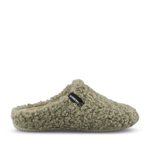 Verbenas Ladies York Curly Mule In Green