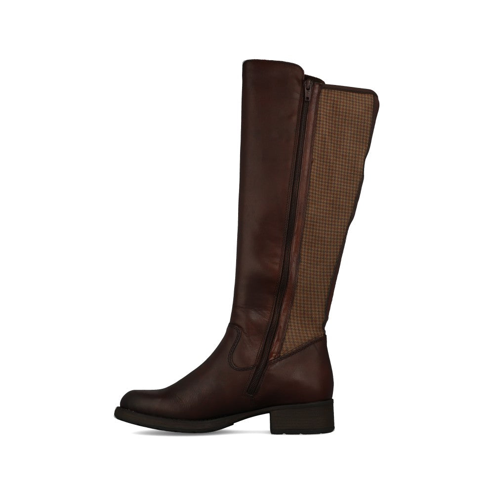 Rieker Ladies Z9591 Long Leg Boot In Brown