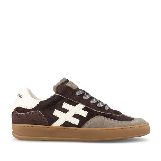 Another Trend Ladies A032 9112 Trainer In Brown