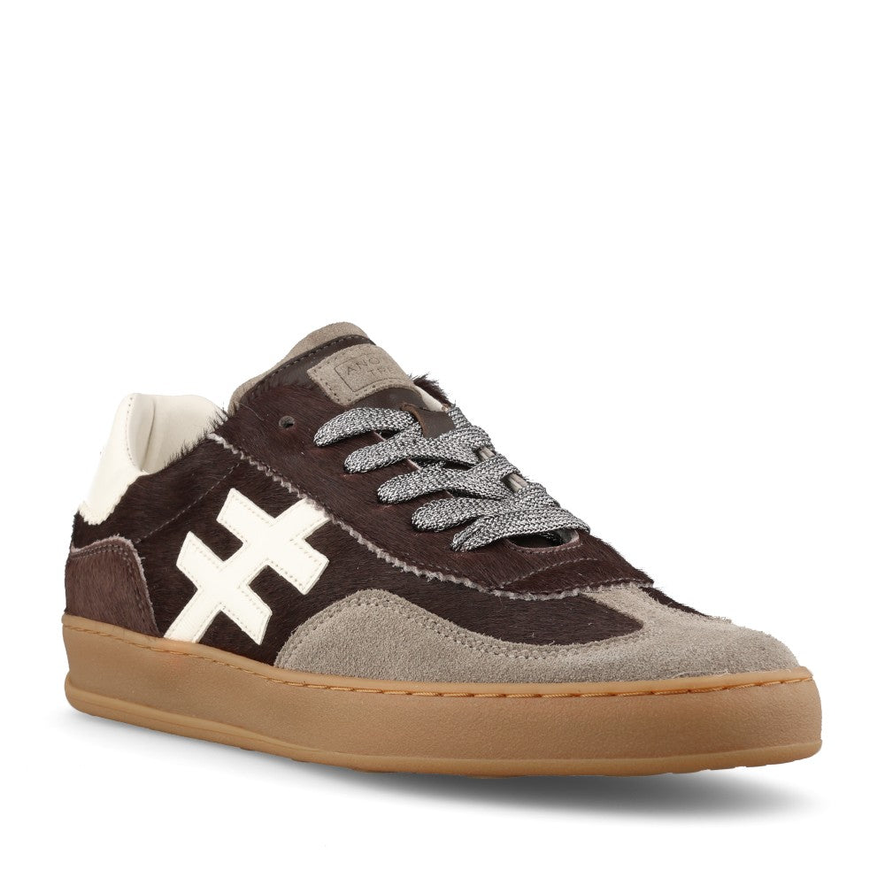 Another Trend Ladies A032 9112 Trainer In Brown