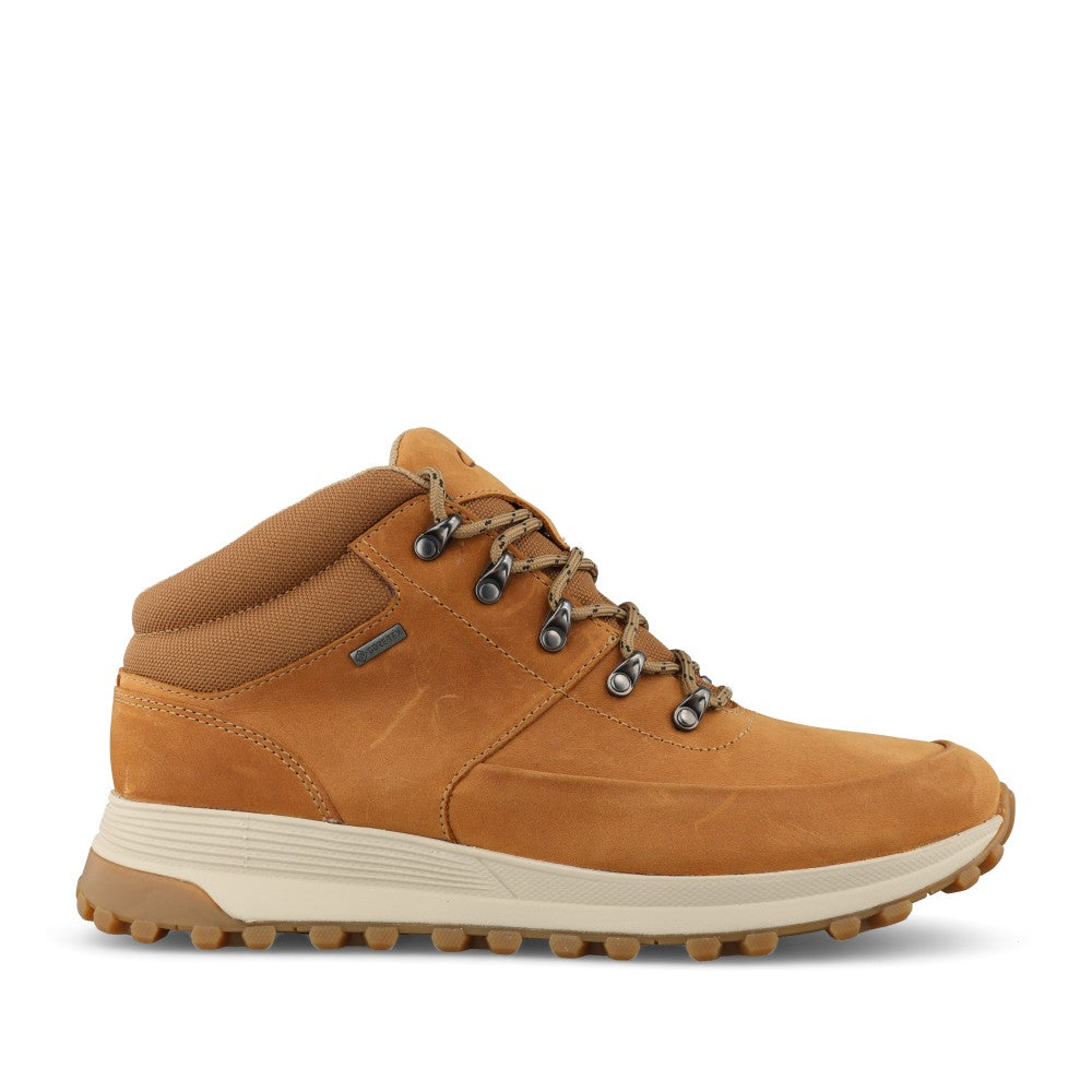 Clarks Mens Atl Trekmidgtx Oiled Leather G-fit Boot In Dark Sand Combi