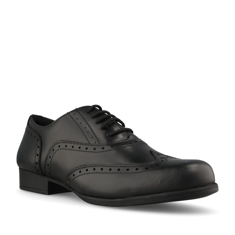 Term Girls M170100 Bella Leather Laced Brogue in Black