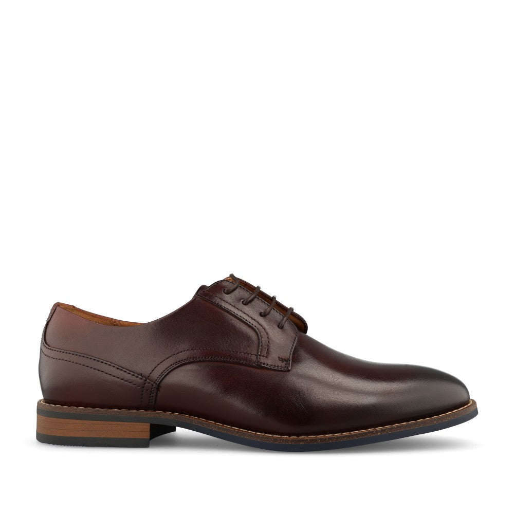 Clarks Mens Bowburn Lace Leather G-fit Shoe In Brown