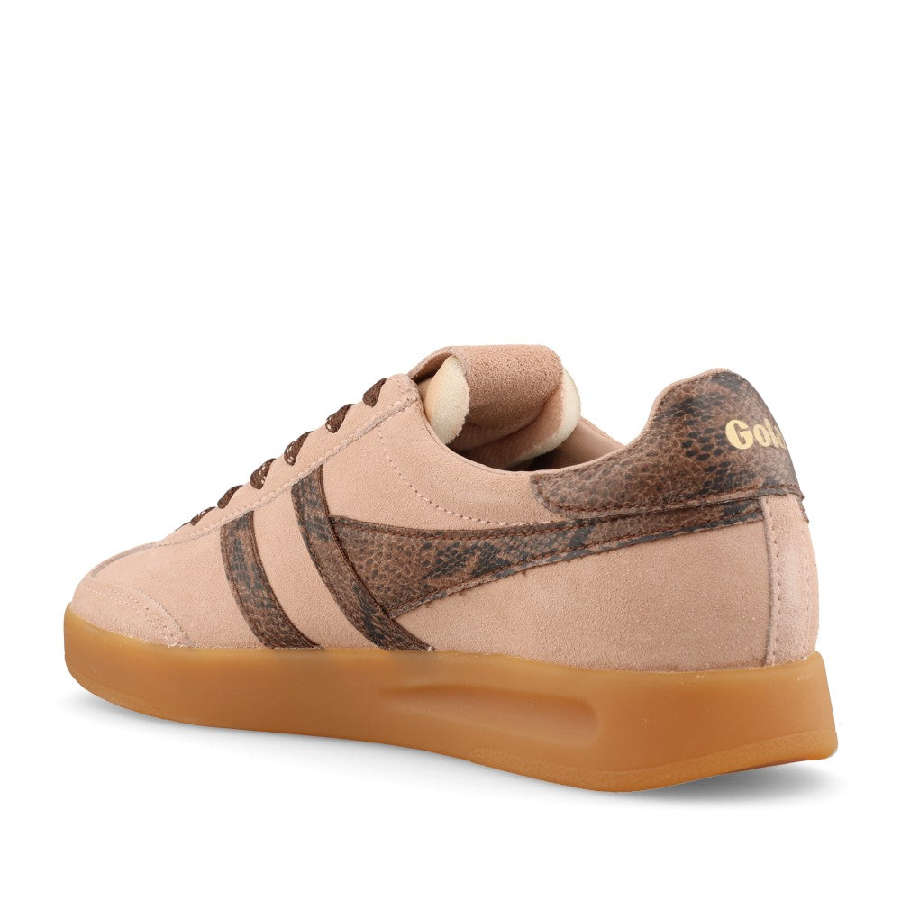 Gola Ladies Cyclone Snake CLB919 Trainer In Beige