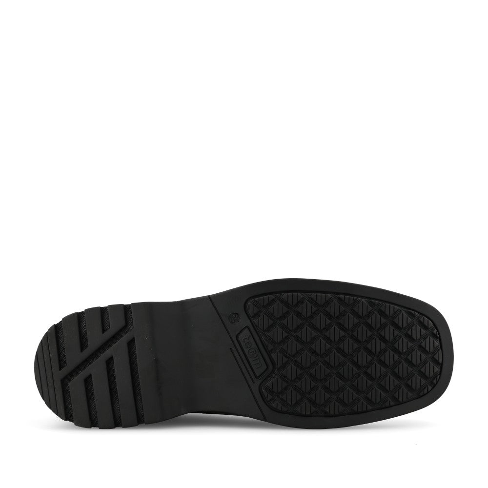 Boys Clerk Tyson Leather Laced Shoe In Black