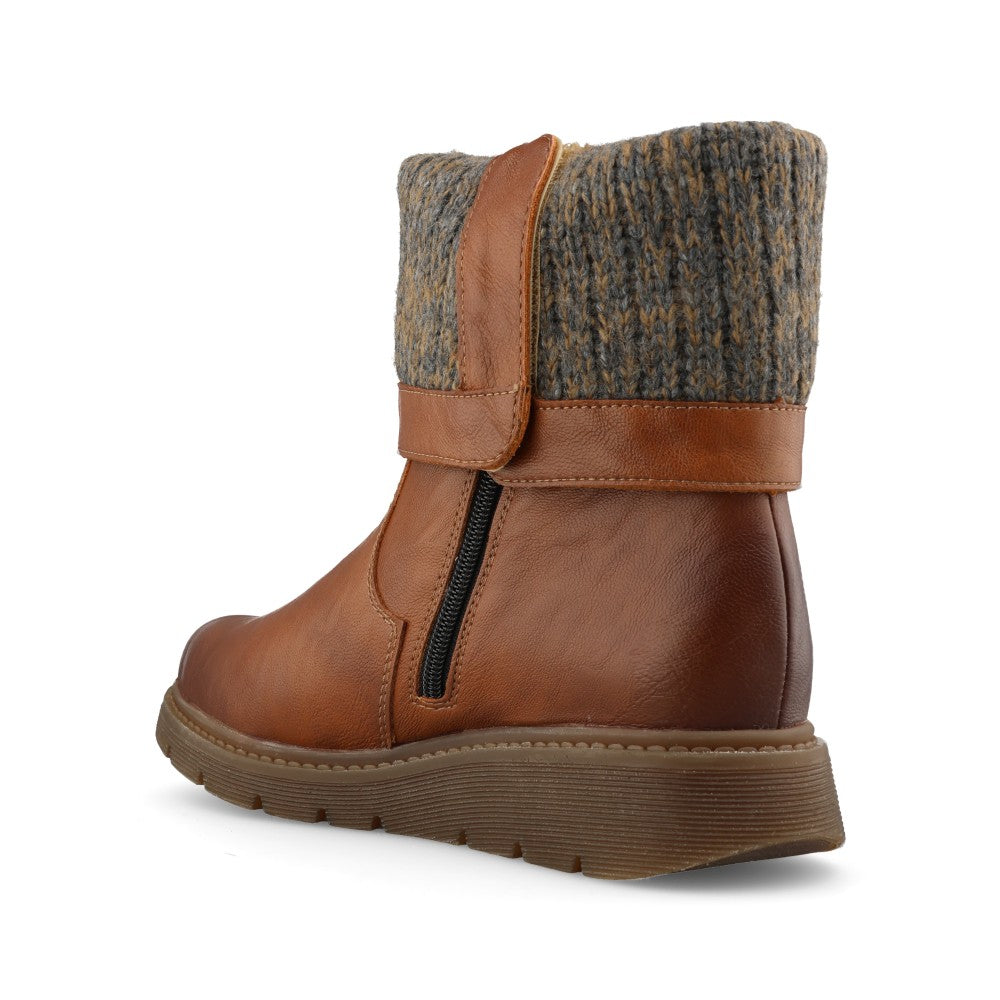 Remonte Ladies D3976-23 Ankle Boot In Brown