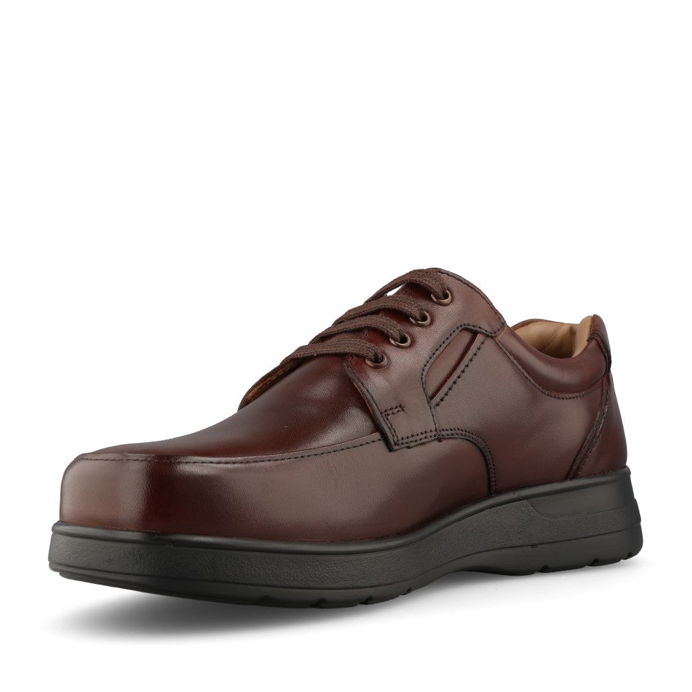 Mens Easy B Congo 89202 Laced Shoe in Brown