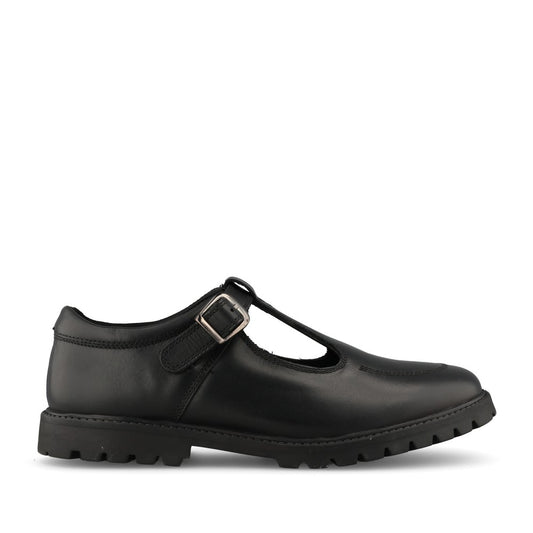Girls Emily Laced Shoe In Black