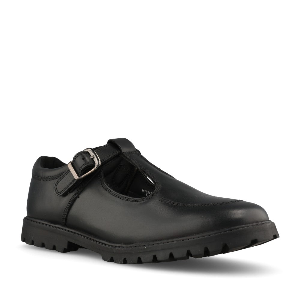 Girls Emily Laced Shoe In Black