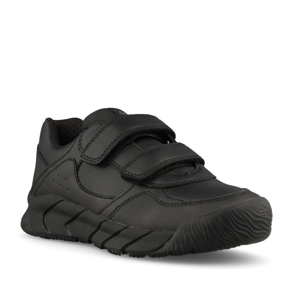Geox Boys J66NMA Flexyper Pro Velcro Shoe in Black
