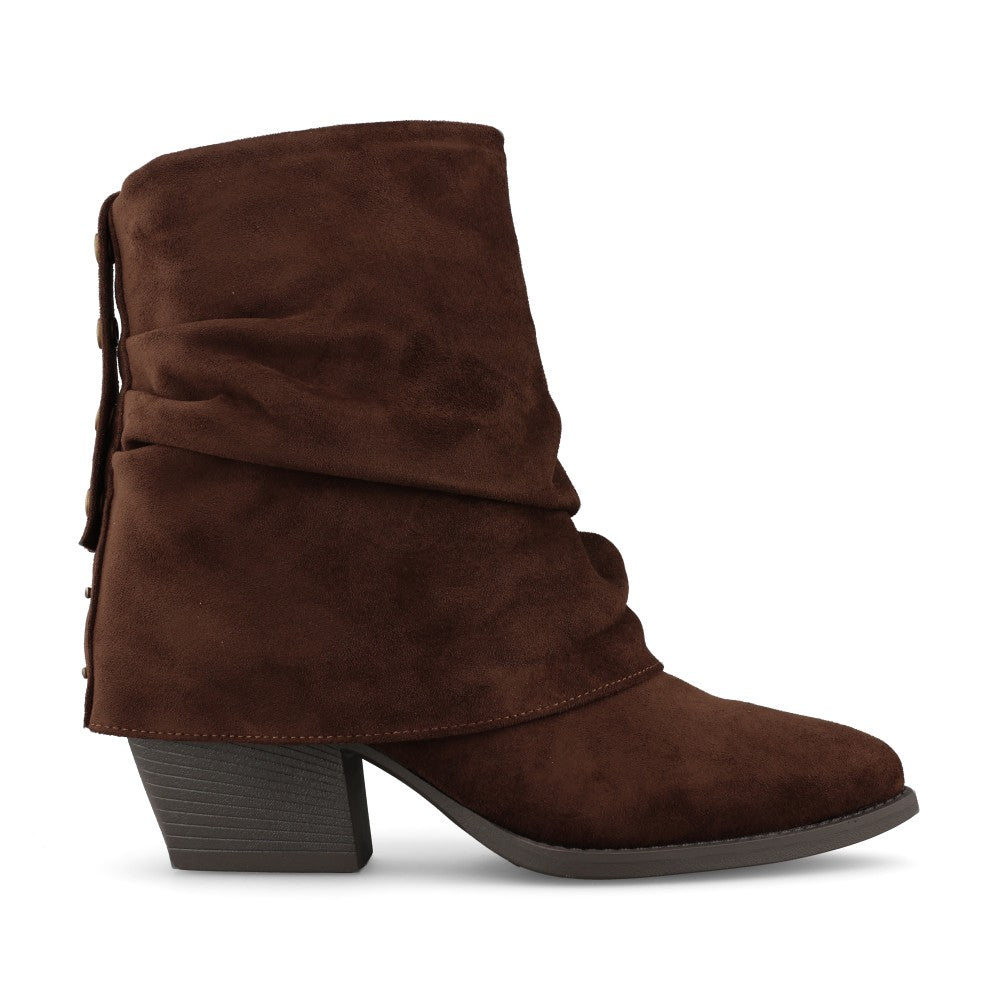 Lunar Ladies Monica GLW043 Boot In Dark Brown
