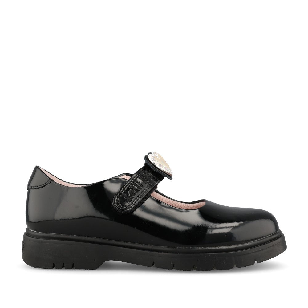 Lelli Kelly Girls LKSO8967 Sabrina Chunky Style Mary Jane in Black Patent