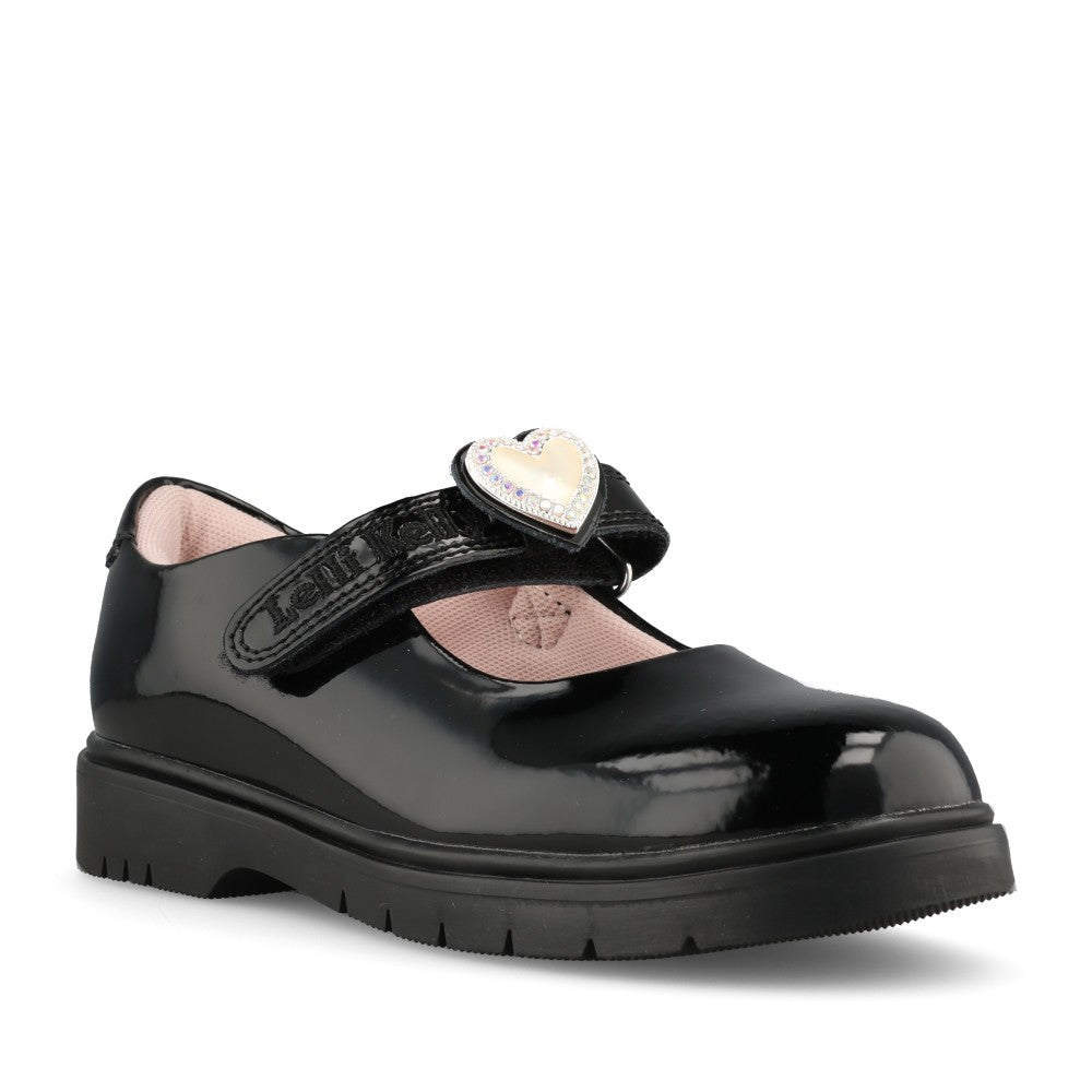 Lelli Kelly Girls LKSO8967 Sabrina Chunky Style Mary Jane in Black Patent