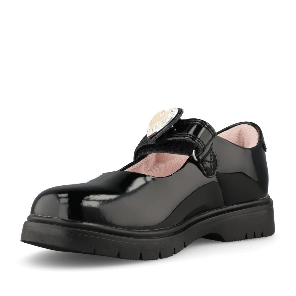 Lelli Kelly Girls LKSO8967 Sabrina Chunky Style Mary Jane in Black Patent