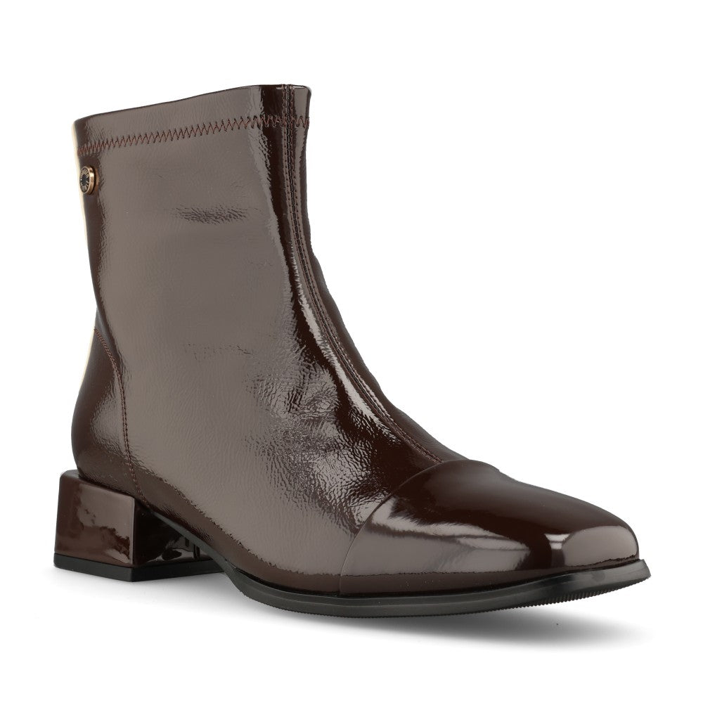 Loretta Vitale Ladies W5365 Ankle Boot In Brown