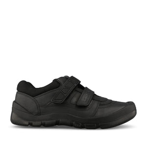 Start Rite Boys Warrior F-FIT Leather Double Strap in Black